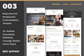 003 Responsive Email Newsletter Responsive Email Email Newsletter Template Email Template Business