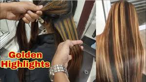 French girl bangs coupled with a warm brown hair color that has golden undertones is the perfect way to feel like you belong in the city of love. Loreal Majirel Lightest Brown Hair Color With Golden Highlights Youtube