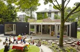 The Wooden Montpelier Community Nursery Emphasizes Outdoor Play In Camden England Outdoor School Architecture Preschool Designs