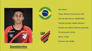 Athletico paranaense » trainerhistorie ; Danielzinho Athletico Paranaense Vs Taquarussu Sub20 Youtube