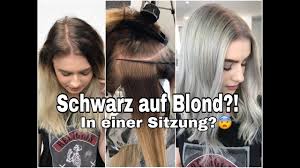 Ich hatte auch mal schwarze haare, wie das damals eben so war, hatte ich auch meine emophase. Schwarz Auf Silver Blond In Einer Sitzung Extrem Makeover Tutorial Youtube