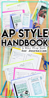 Ap Style Associated Press Writing Mini Flip Book Student Reference Guide In 2020 Mini Flip Book Flip Book Yearbook Class