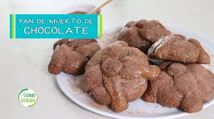 Pan De Muerto De Chocolate Comer Vegano Pan De Muerto Chocolate Pan