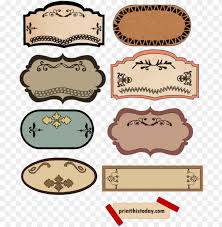 Mar 19, 2021 · label your mason jars or storage boxes using these sticker papers from silhouette. Vintage Jar Labels Template Png Image With Transparent Background Toppng