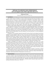 Maksud komunikasi dalam kamus dewan. Pdf Menuju Polarisasi Ilmu Komunikasi Untuk Kajian Seni Pertunjukan Melayu