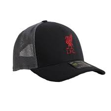 Liverpool Classic Trucker Cap Black Grey Soccer Box
