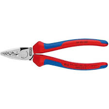 Pince Pour Embouts De Cable Longueur Totale 180 Mm 0 25 16 0 Awg 23 5 Mm Polie Gaines Multi Composants 97 72 180 Pince A Sertir Electricien Gaines