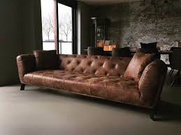 Chesterfield Capetown Bank In Stoer Vintage Of Africa Leder Met Knopen Funky Interieur Vintage Bank Vintage Sofa