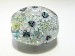 時計草のとんぼ玉 iichi ハンドメイド クラフト作品 手仕事品の通販 とんぼ玉 ハンドメイド トンボ玉