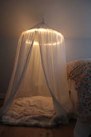 A canvas drop cloth or tarp, some strong cord Diy Canopy Beds Bring Magic To Your Home