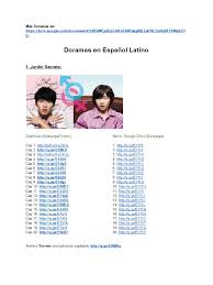 Libro harry potter y el legado maldito pdf google drive. Doramas En Espanol Latino Pdf Ocio Deportes