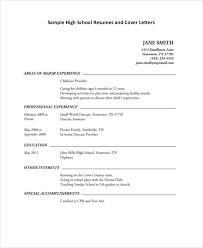 As a newly graduated job seeker, your completed job application is your chance to make a great first impression with a hiring manager or potential employer. 10 High School Student Resume Templates Pdf Doc Free Premium Templates