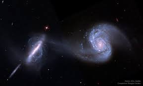 Resultado de imagen de FusiÃ³n de galaxias