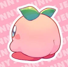 Kirbass Sticker | Kirby Double Cheeked Up - Etsy Finland