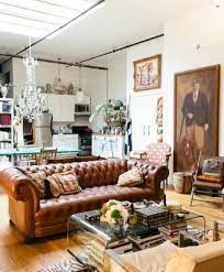 Find a reclining brown leather sofa, a loveseat brown leather sofa and others at macy's. Hollister And Porter Hovey Home Tour Nyc Apartment Home Home Living Room Interior