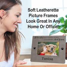 Personalized Leather Dog Frame, Dog Sympathy Gift, Dog Memorial Gift for  Him, Pet Loss Gift for Her, Dog Gifts for Owners, Dog Frame for Men