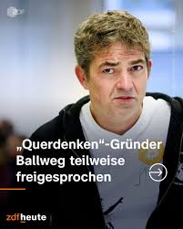 Der Prozess gegen "Querdenken"-Gründer Michael Ballweg ist mit einem  teilweisen Freispruch zu Ende gegangen. Das Landgericht Stuttgart sprach  ihn vom Vorwurf des versuchten Betrugs frei. Schuldig gesprochen wurde er  zugleich wegen Steuerhinterziehung –