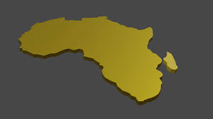 Map Of Africa Stl Printing File For 3d Printer 3d Model Files In 2020 Africa Map Prints Stl