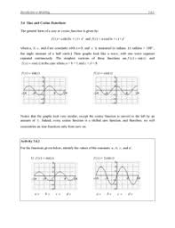 Ú they have the same basic shape. Graphing Sine And Cosine