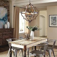 Socorro 6 Light Foyer Chandelier Farmhouse Dining Room Lighting Rustic Dining Room Lighting Dining Room Light Fixtures