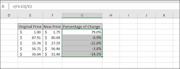 Increase by percentage in the example, the active cell contains this formula: How To Find The Percentage Of Difference Between Values In Excel