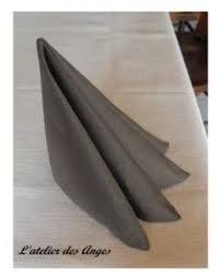 Pliage De Serviette Le Triangle A 4 Plis L Atelier Des Anges