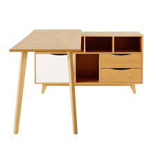 Beaux meubles pas chers bureau blanc 2 tiroirs charme. Bureau D Angle 1 Porte 2 Tiroirs Maisons Du Monde Bureau Angle Bureau Maison Du Monde Casier Rangement