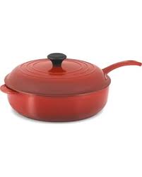 Since 1925, the name le creuset stands for top quality and innovation. Deals For Le Creuset Signature Enameled Cast Iron Deep Saute Pan 4 1 4 Qt Red