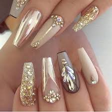 Choose from contactless same day delivery, drive up and target/beauty/acrylic nail kit (68)‎. 50 New Acrylic Nail Designs Ideas To Try This Year Acrylicnailsshort Gold Acrylic Nails Remove Acrylic Nails Gold Chrome Nails
