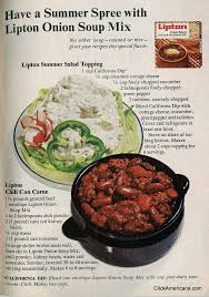 Check spelling or type a new query. Have A Summer Spree With Lipton Onion Soup Mix 1966 Click Americana