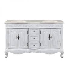Here, you can find stylish double bathroom vanities that cost less than you thought sink shape: 58 Inch Double Sink Bathroom Vanity In Distressed White