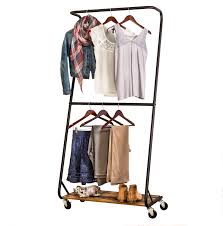 (you can learn more about our rating system and how we pick each item here.). Honey Can Do Rustic Z Frame Garment Rack With Bottom Shelf Black Walmart Com Walmart Com