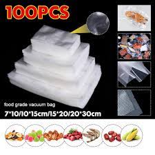 Buy 100 Pcs Vacuum Sealer Plastic Storage Bag For Sealing Machine Pack Food Saver Packaging Rolls Packer Seal Bags At Affordable Prices Price 8 Usd Free Shipping Real Reviews With Photos Joom