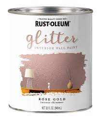 Glitter paint is an essential tool for enhancing interior that's why you may look for the best glitter paint for walls or other indoor materials. Rust Oleum 344699a Specialty Glitter Brush On Paint Quart Rose Gold Buy Online In Bosnia And Herzegovina At Desertcart 105665772