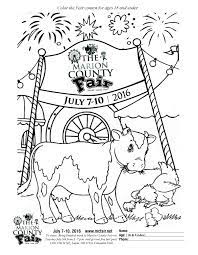 Color (or leave) the background white. County Fair Coloring Pages For Kids Coloring Home