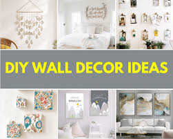 Boring) wall into a statement piece. Diy Wall Decor Ideas For Aesthetic Room Cliffordnass