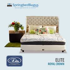 12 merk spring bed yang bagus dan terbaik di tahun 2021. Jual Spring Bed Elite Royal Crown Murah Premium Spring Bed Bagus