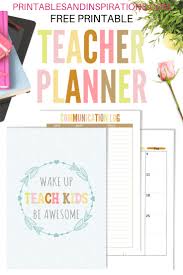 Surround your picture with words and phrases that 2021 2022 Teacher Planner Free Printable Printables And Inspirations