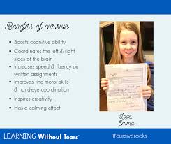 We have 592 free handwriting, cursive fonts to offer for direct downloading · 1001 fonts is your favorite site for free fonts since 2001 Learning Without Tears We Recently Received This Heartfelt Handwritten Letter From Emma Age Ten Showcasing Her Beautiful Cursive Handwriting And Thanking Our Founder Jan Z Olsen For Creating This Workbook So