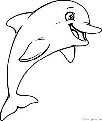 Select from 35915 printable coloring pages of cartoons, animals, nature, bible and many more. Cartoon Cute Dolphin Coloring Page Coloringall