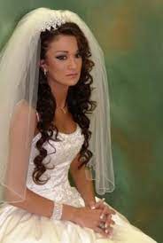 Curly Wedding Hairstyles With Tiara Long Hair Wedding Styles Wedding Hairstyles Bride Wedding Hairstyles For Long Hair