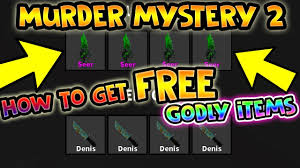 Get free knife and animals using these valid codes provided lower below. Murder Mystery 2 How To Get Free Godly Items Works Youtube