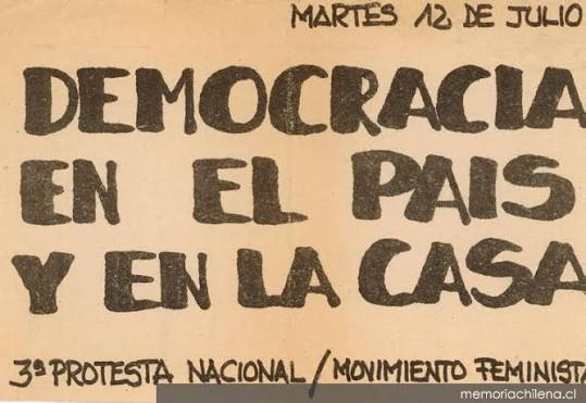 Democracia en el país y en la casa, 1983-1988 - Memoria Chilena, Biblioteca Nacional de Chile