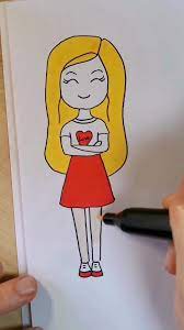 Un #dessin #facile d'une fille pour #débutant pour #apprendreadessiner... |  TikTok