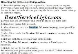 Resetting your oil change indicator system. Reset Oil Service Light Ford Focus Reset Service Light Reset Oil Life Maintenance Light Reset