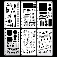 Es bietet einen anpassbaren titel, überschriften und einen textkörper und die option zum einfügen von bildern. Kugel Journal Schablone Kunststoff Planer Diy Handwerk Zeichnung Vorlage Tagebuch Decor A6 Notizbucher Aliexpress