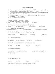 Test de cultură generală sri. Test Cultura Generala