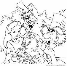 Here's a set of free printable alphabet letter images for you to download and print. Mad Tea Party Alice In Wonderland Disney Coloring Pages Color Plate Coloring Shee Disney Coloring Sheets Disney Coloring Pages Alice In Wonderland Drawings