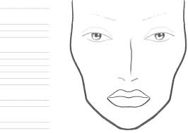 Free Printable Face Charts For Makeup Artists