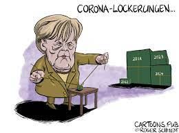 Merkel hat das vortäuschen perfektioniert. Merkels Corona Lockerungen Karikaturen Und Cartoons